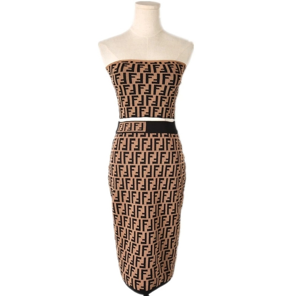Tube top skirt set